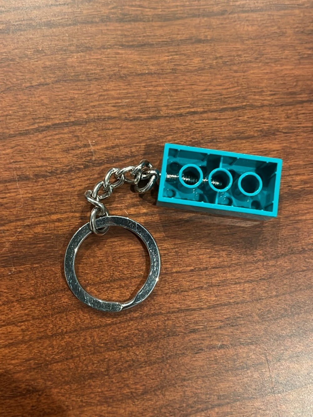 Teal Brick Keychain - Picture 2 of 2